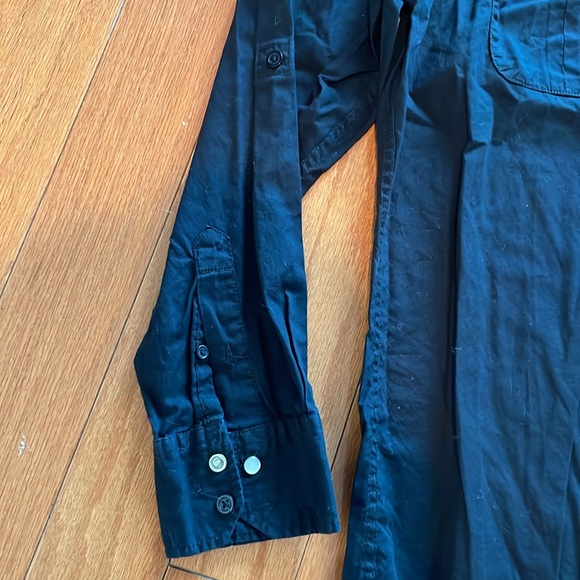 Navy button down shirt - Picture 4 of 6